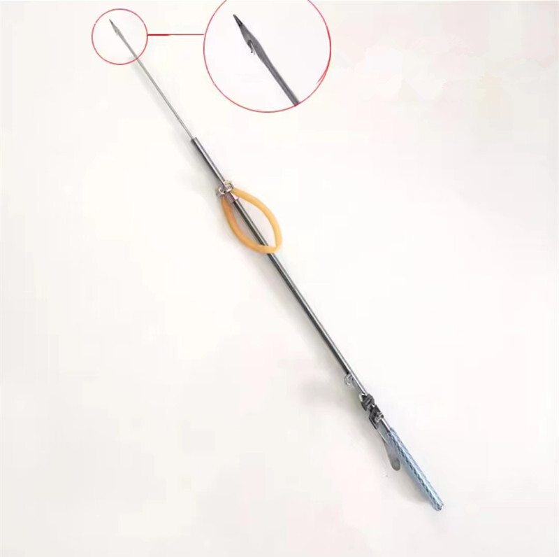 1Pc New Stainless Steel Rubber Band Ejection Fish Gun Diving Guns-Two Types