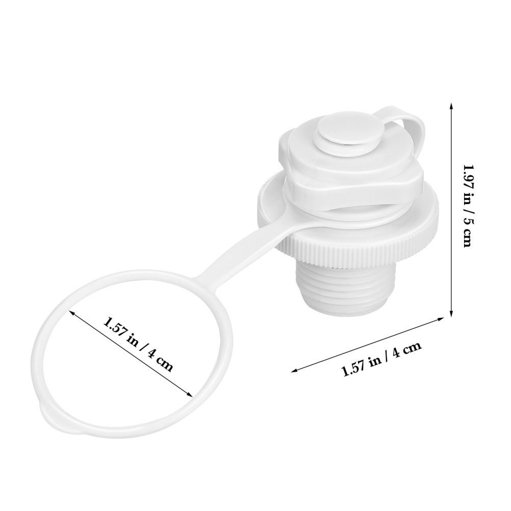 2 Pcs Air Valve for Inflatable Boat Screw Type Kayak Replacement