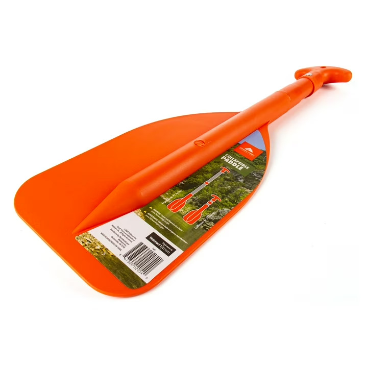 Ozark Trail 41 in Collapsible Boat Paddle with Aluminum Shaft, Telescoping Emerg