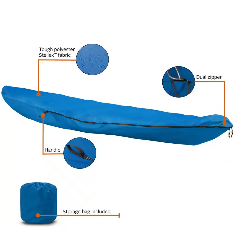 Model 1 Canoes, Kayaks, and Stand-Up Paddleboards up to 12 Ft. L Stellex Blue Bo
