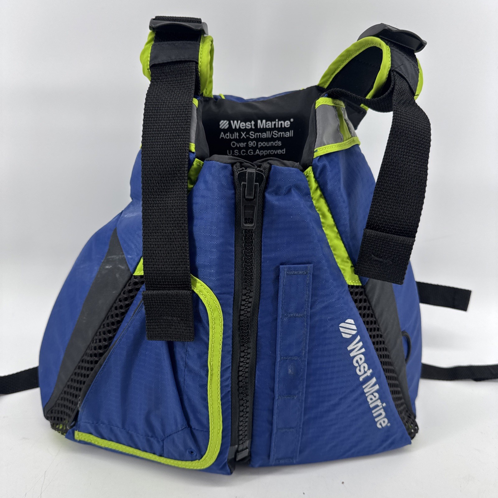 West Marine Life Jacket Blue, Adult, Medium/Large, Over 90 LBS