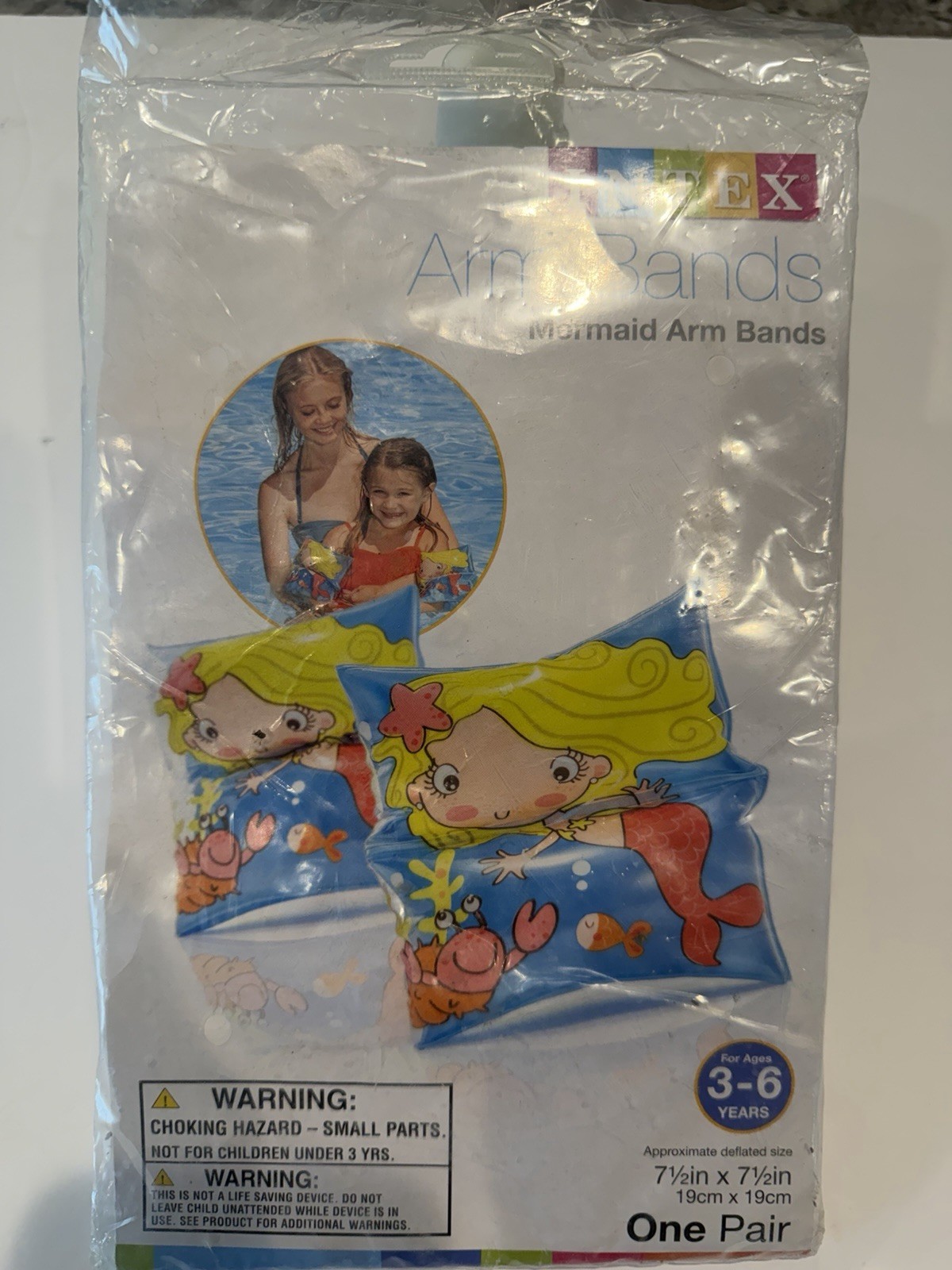 Intex Sea Buddy & Mermaid Arm Bands Swimming Pool Recommendation Age 3-6 Years