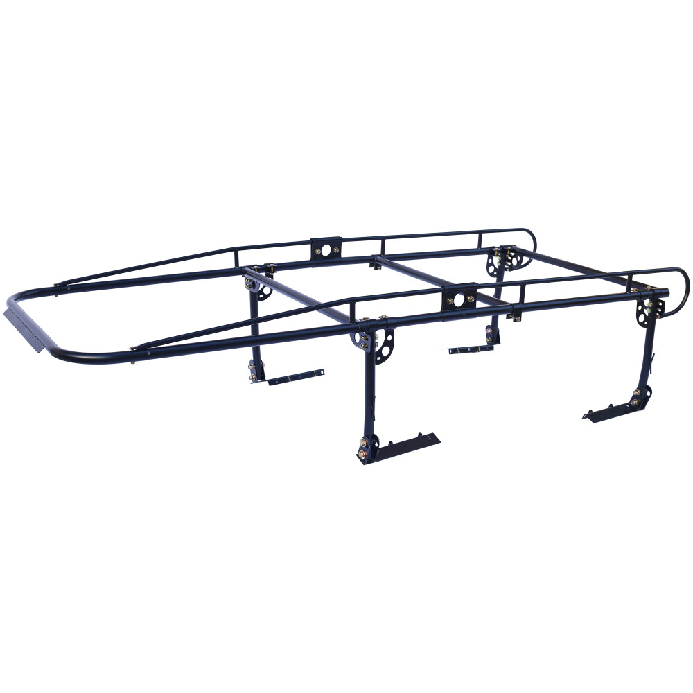 1000 LBS Adjustable Truck Contractors Rack Ladder Pickup Kayak Lumber Rack Side