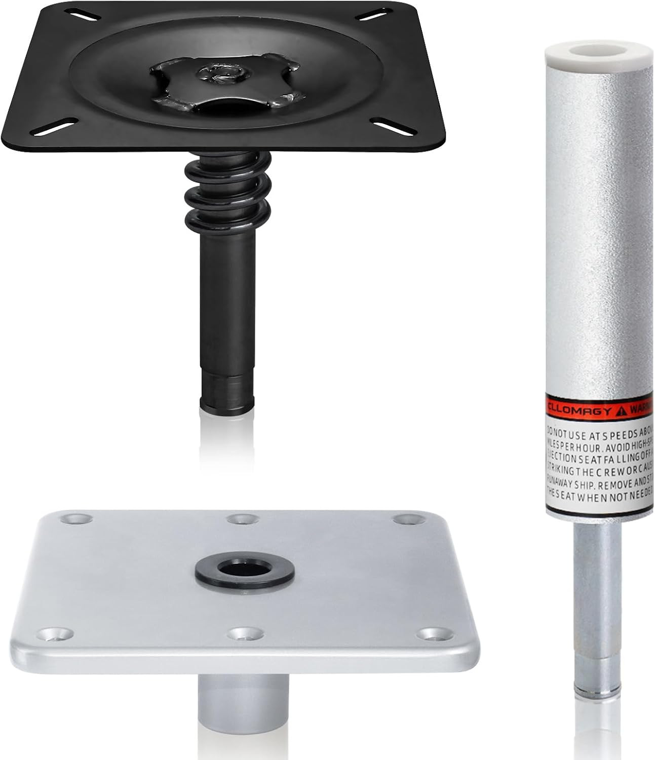 Boat Seat Pedestal Base Mount Kit 3/4″ Boat Seat Mount Pin Pedestal Kit | Includ