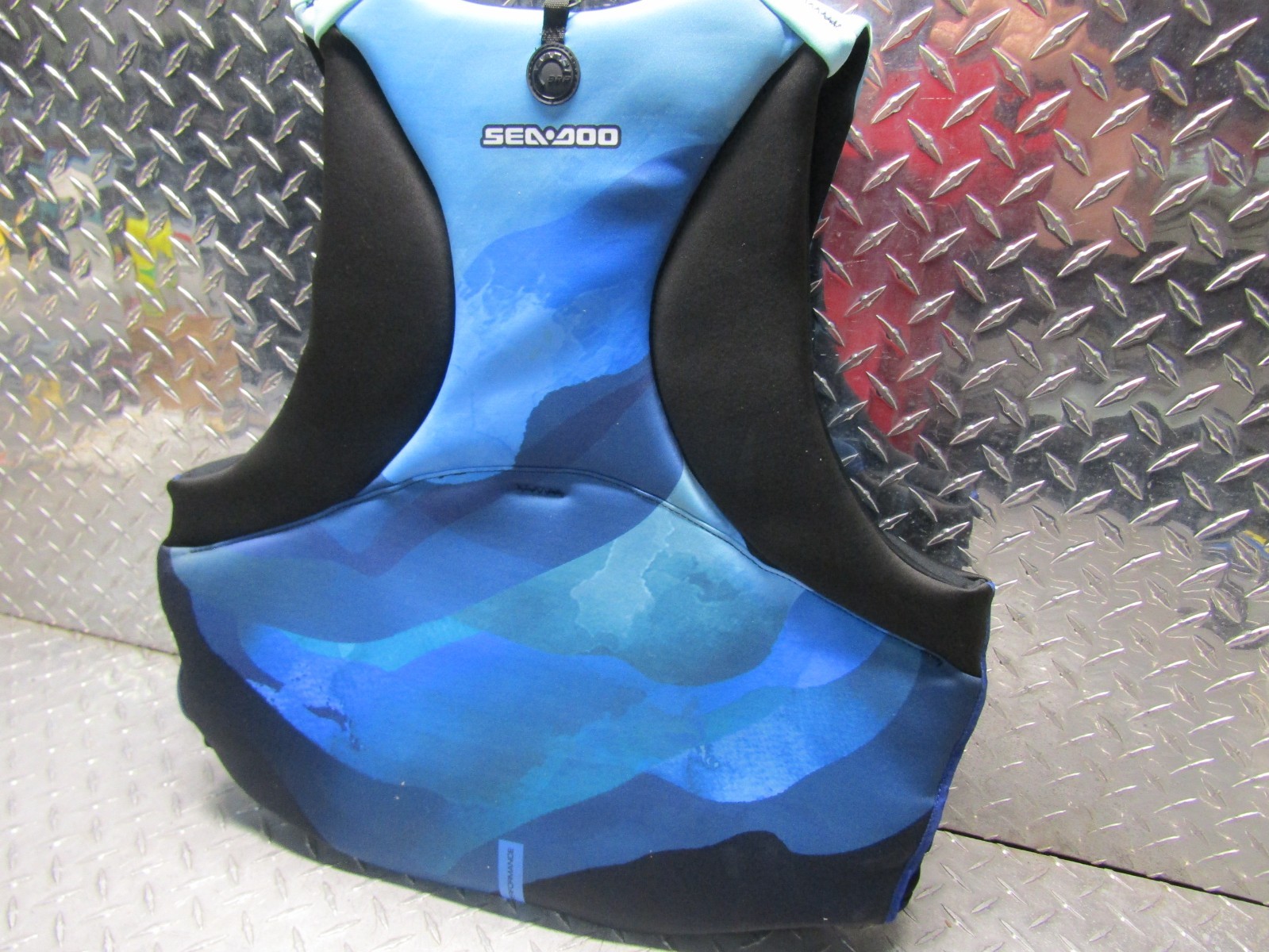 SEA-DOO AIRFLOW SUNSET PWC UNISEX MEN-XL / WOMEN-2XL LIFE JACKET PFD BLUE