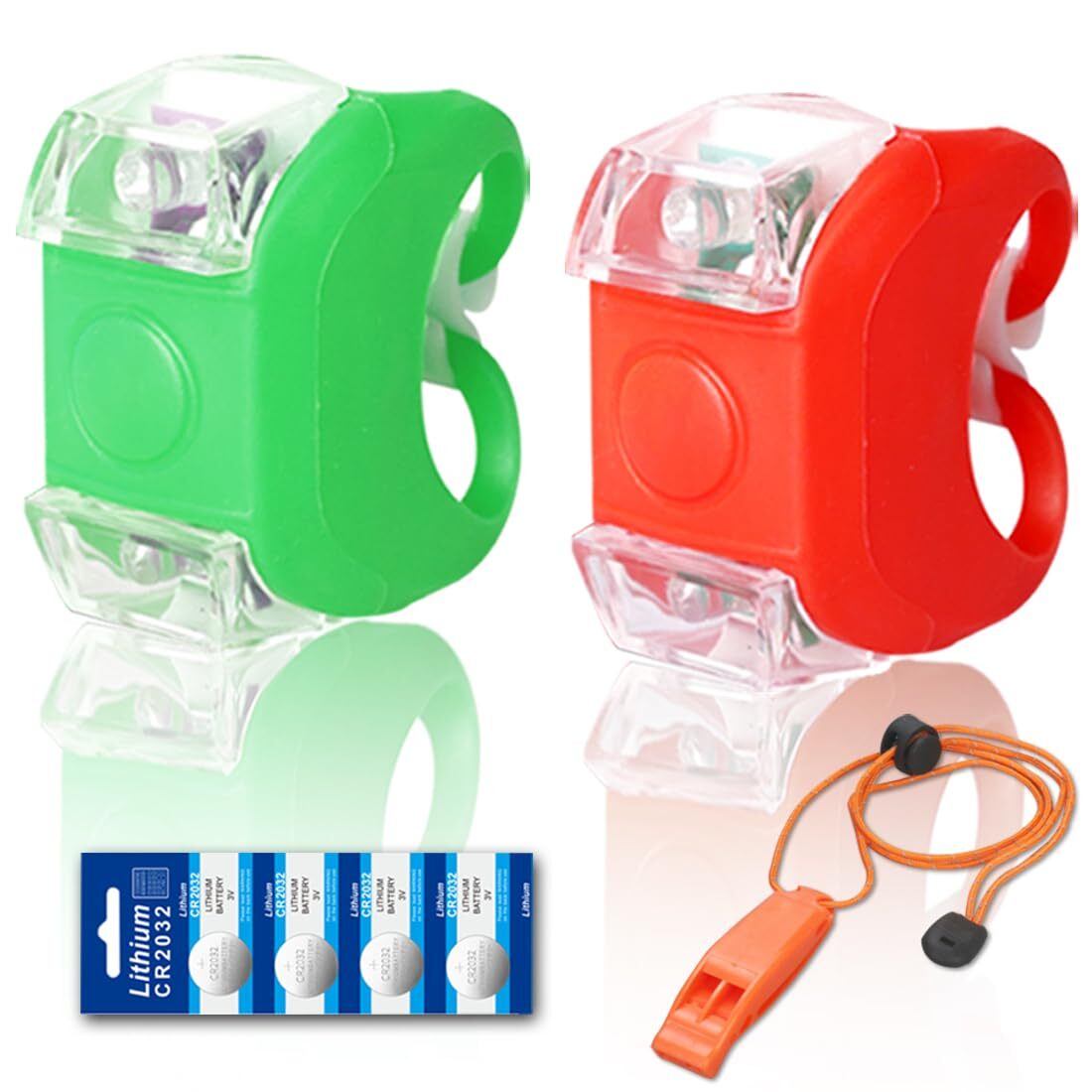 Red & Green LED Boat Navigation Lights Battery Operated Safety Lights