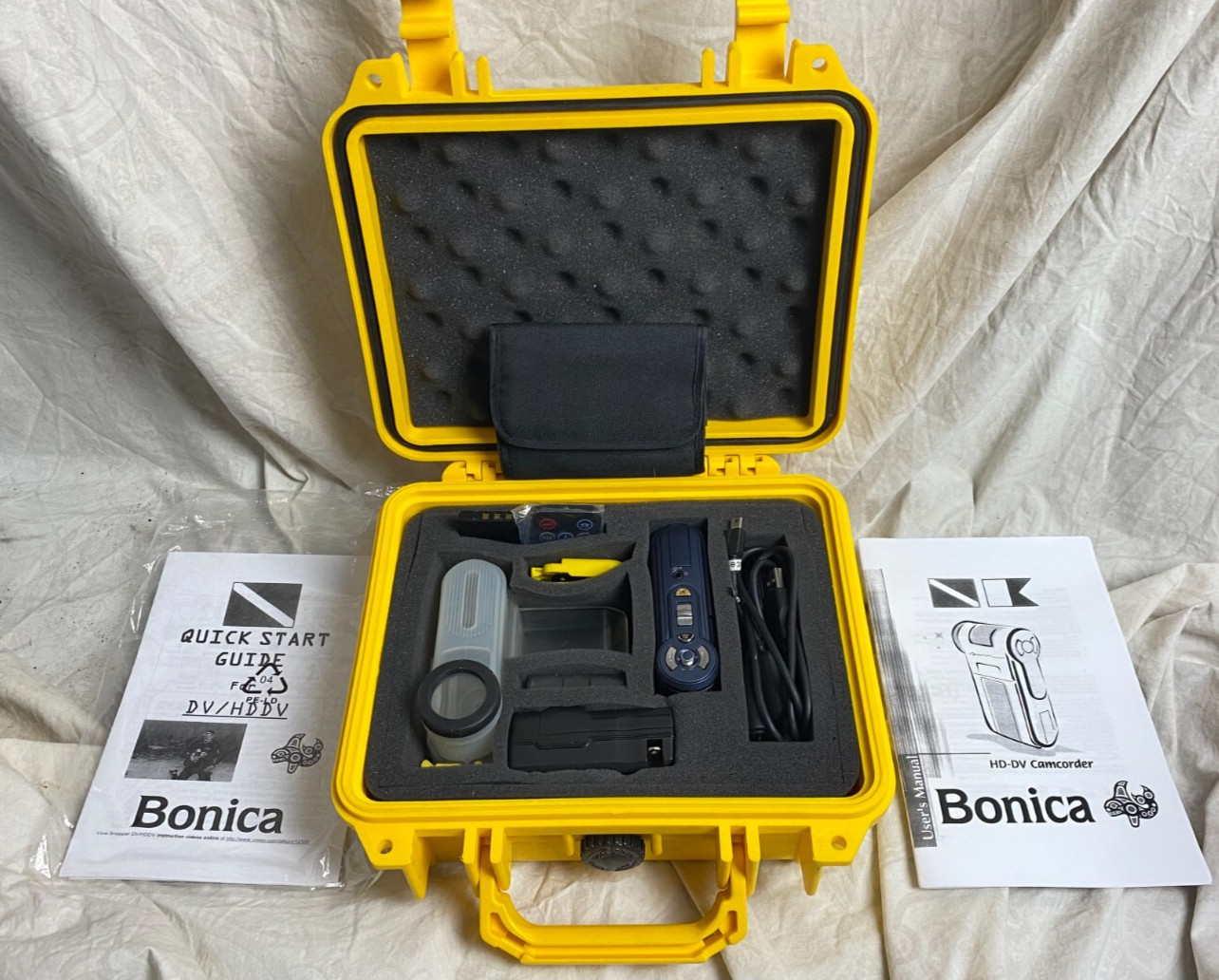 **NICE**Bonica Snapper HD Digital Video (HDDV) w/Accessories & Hard Case K233