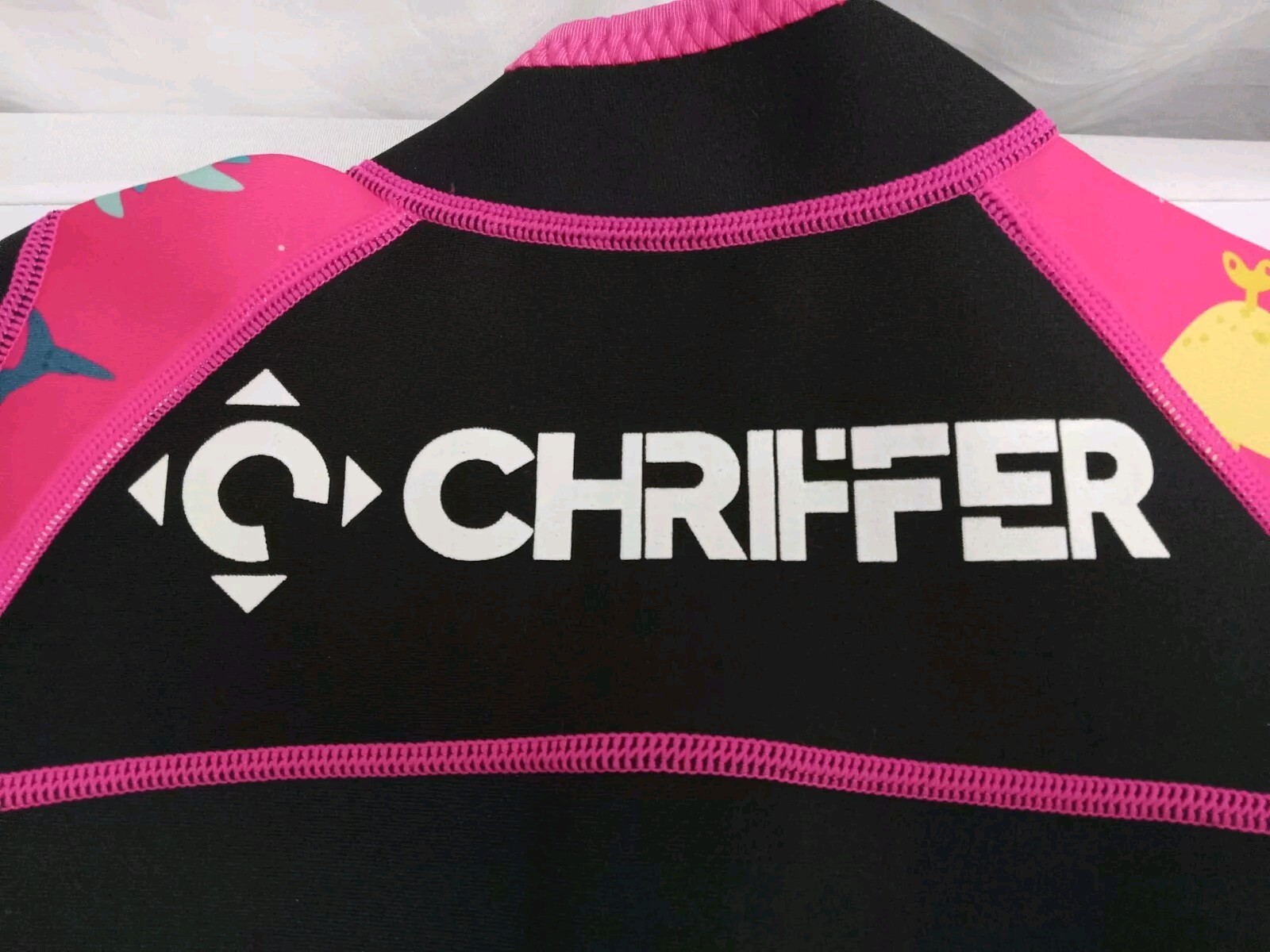 Chriffer Unisex Child Wetsuits Wet Suits 2mm Neoprene Thermal Pink XL (9/10)