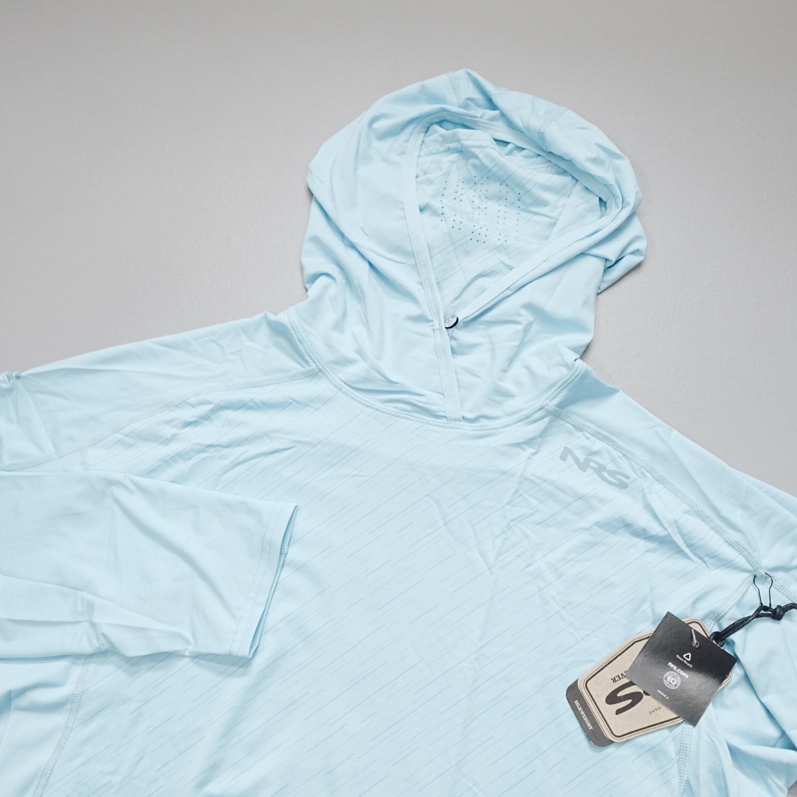 NRS Men’s Silkweight Varial Hoodie Poseidon Sea Angel 100% Recycled UPF 50+
