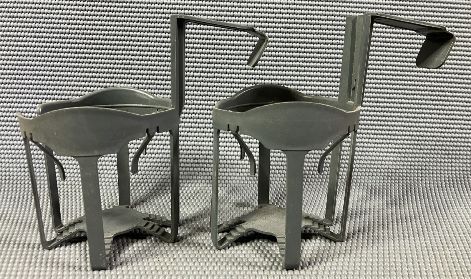 (2) GREY CUP HOLDER for Canoe Kayak Boat Beer CAN Bottle Drink