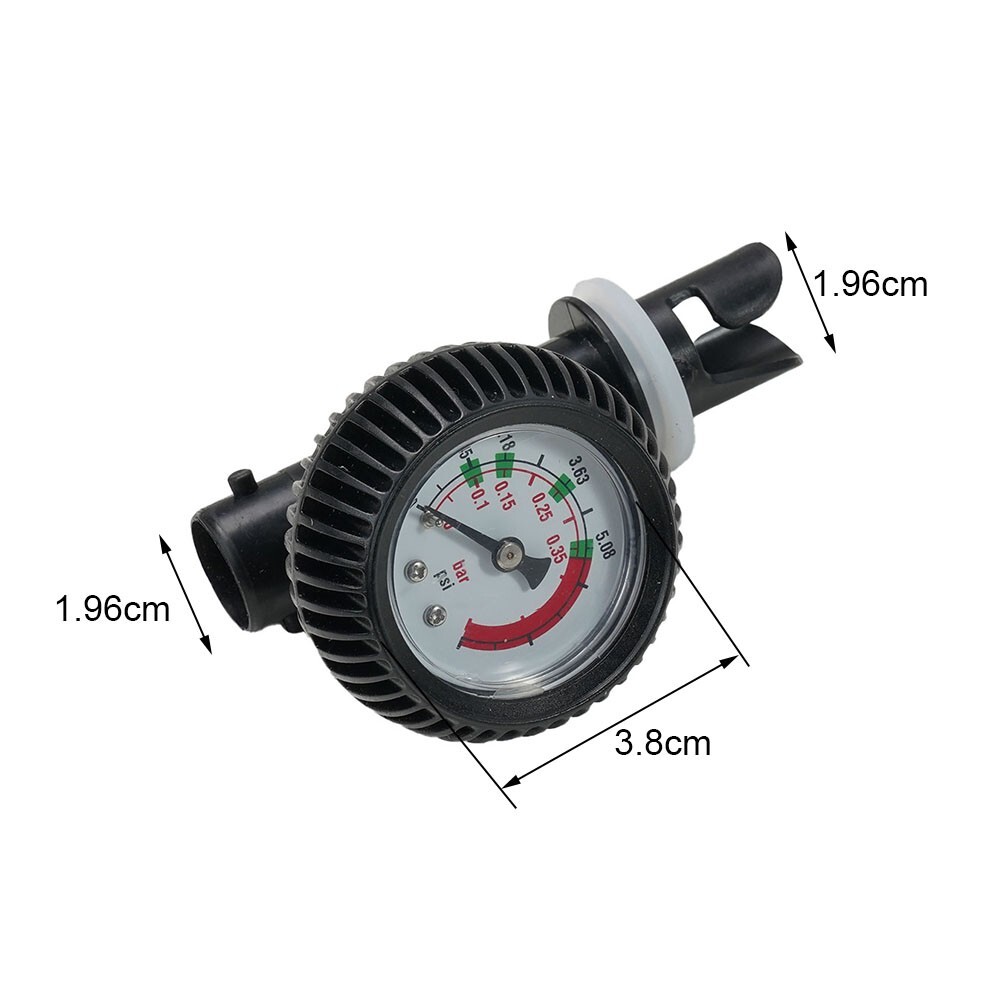 Compact Air Valve Pressure Gauge Accurate Readings Easy Transportation
