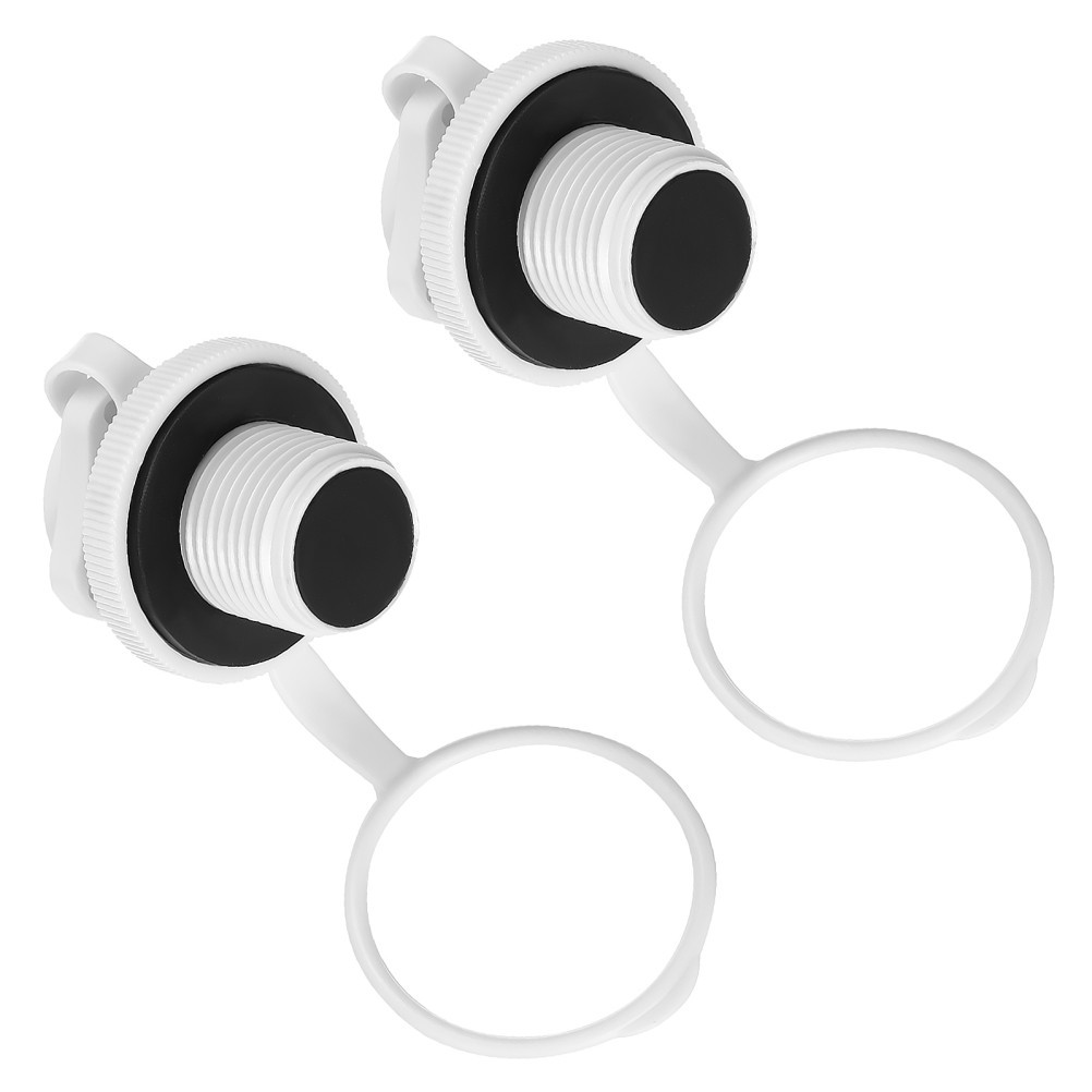 2 Pcs Air Valve for Inflatable Boat Screw Type Kayak Replacement