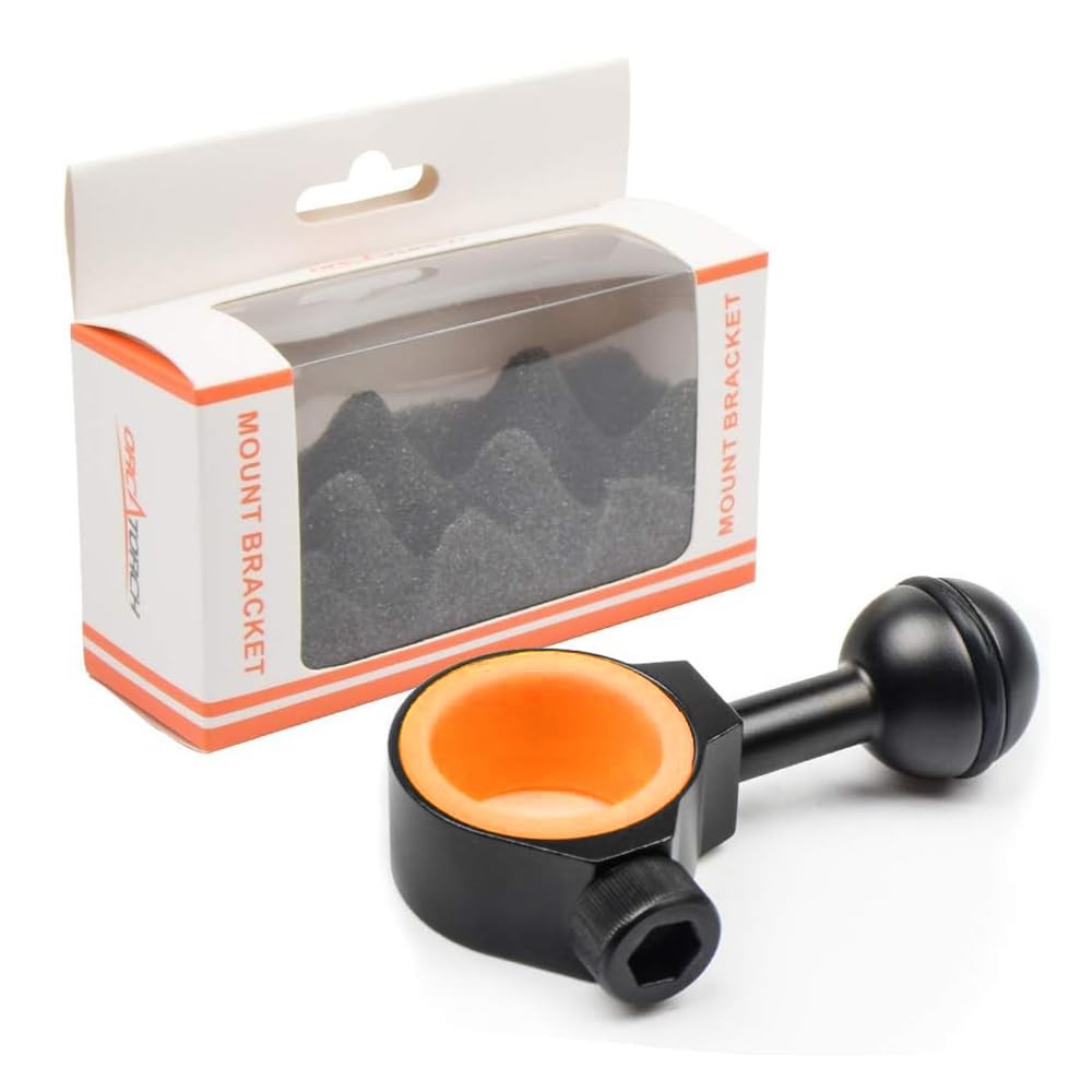 ORCATORCH ZJ18 New Universal Ball Joint Bracket Diving Torch Photography…