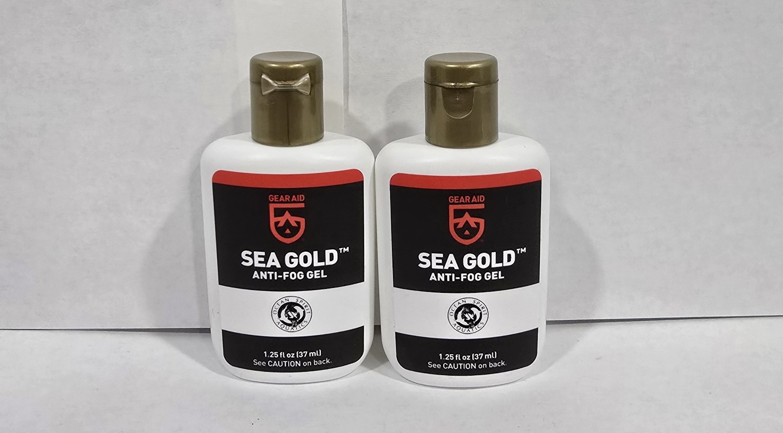 Pair Of Gear Aid Sea Gold 1.25 oz. Water Sports Anti-Fog Gel