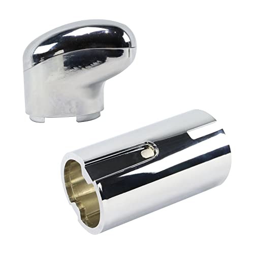 Chrome Shift Cover & Knob for 13/18 Eaton Fuller Peterbilt Kenworth