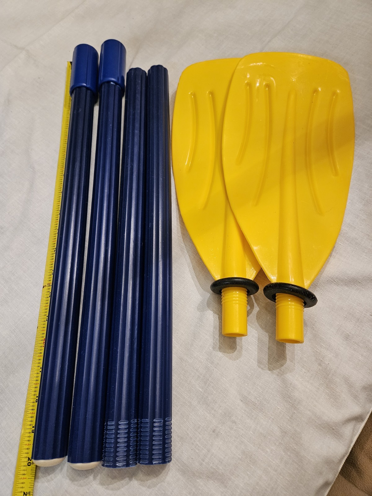 Intex Set of 48″ Paddles Plastic Handy Aluminum Rods Screw Together (Pair)