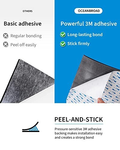 EVA Foam Boat Flooring with 3M Adhesive Backing Marine Self-Adhesive Decking