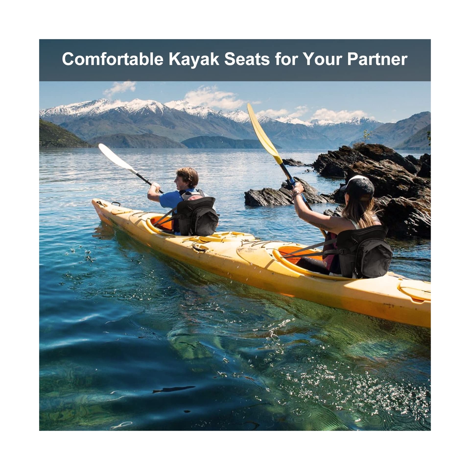 HLOGREE 1/2PCK Kayak Seats,Thicken Seat Cushion for Kayak,Padded Kayak Seat,C…