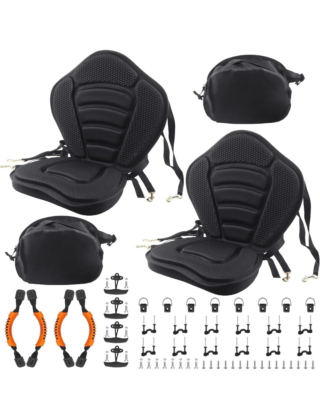 HLOGREE 1/2PCK Kayak Seats,Thicken Seat Cushion for Kayak,Padded Kayak Seat New