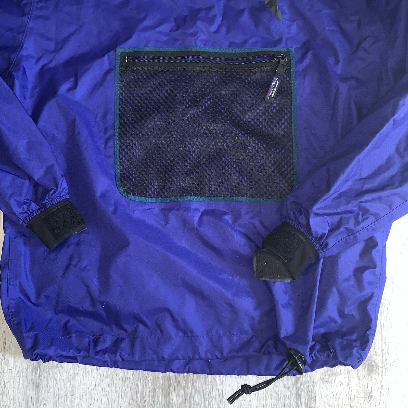 Patagonia Kayak Pullover Small Blue Paddling Spray Top Long Sleeve Lightweight