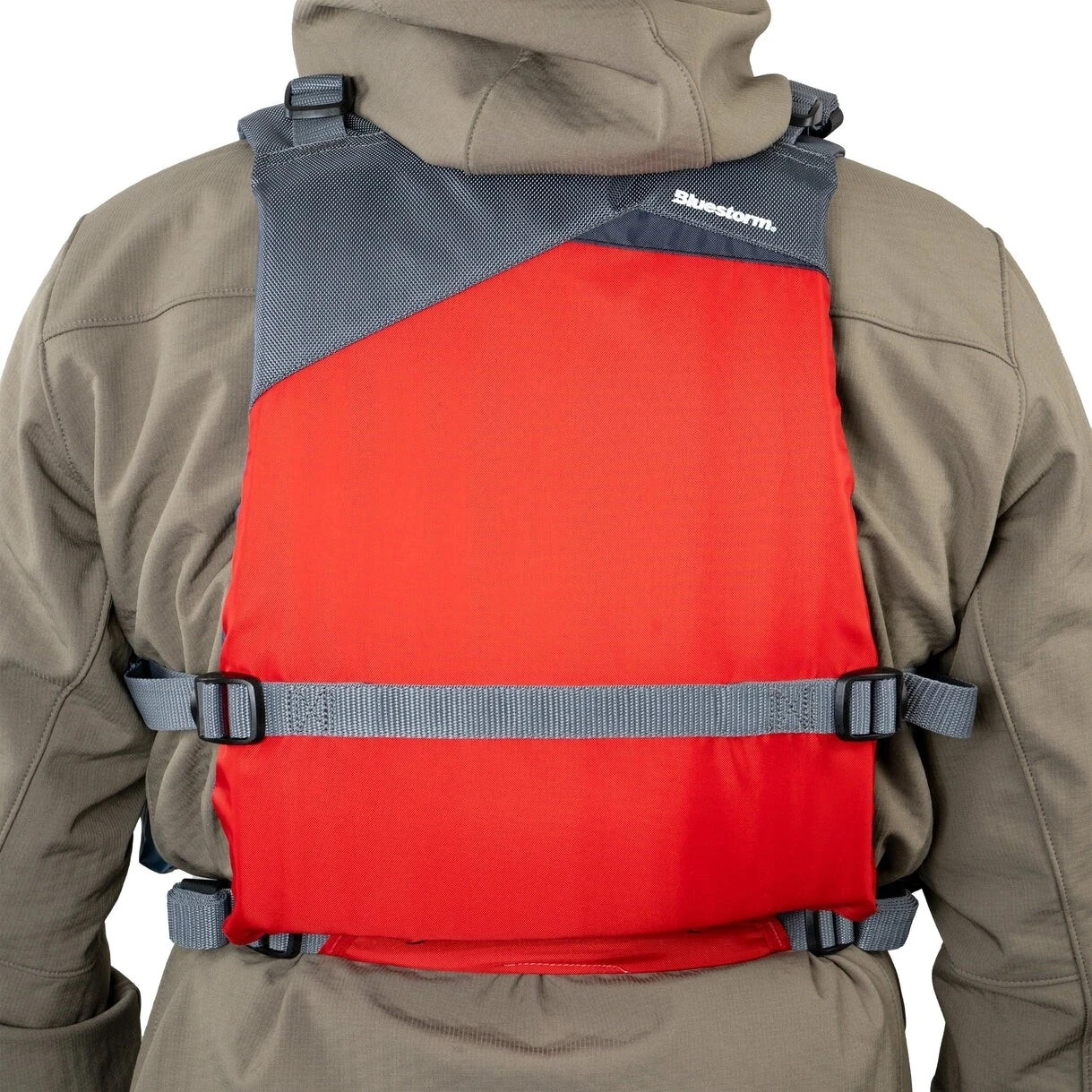 Bluestorm KINETIC Kayak Life Jacket Fishing Angler Vest Type III PFD, Nitro Red