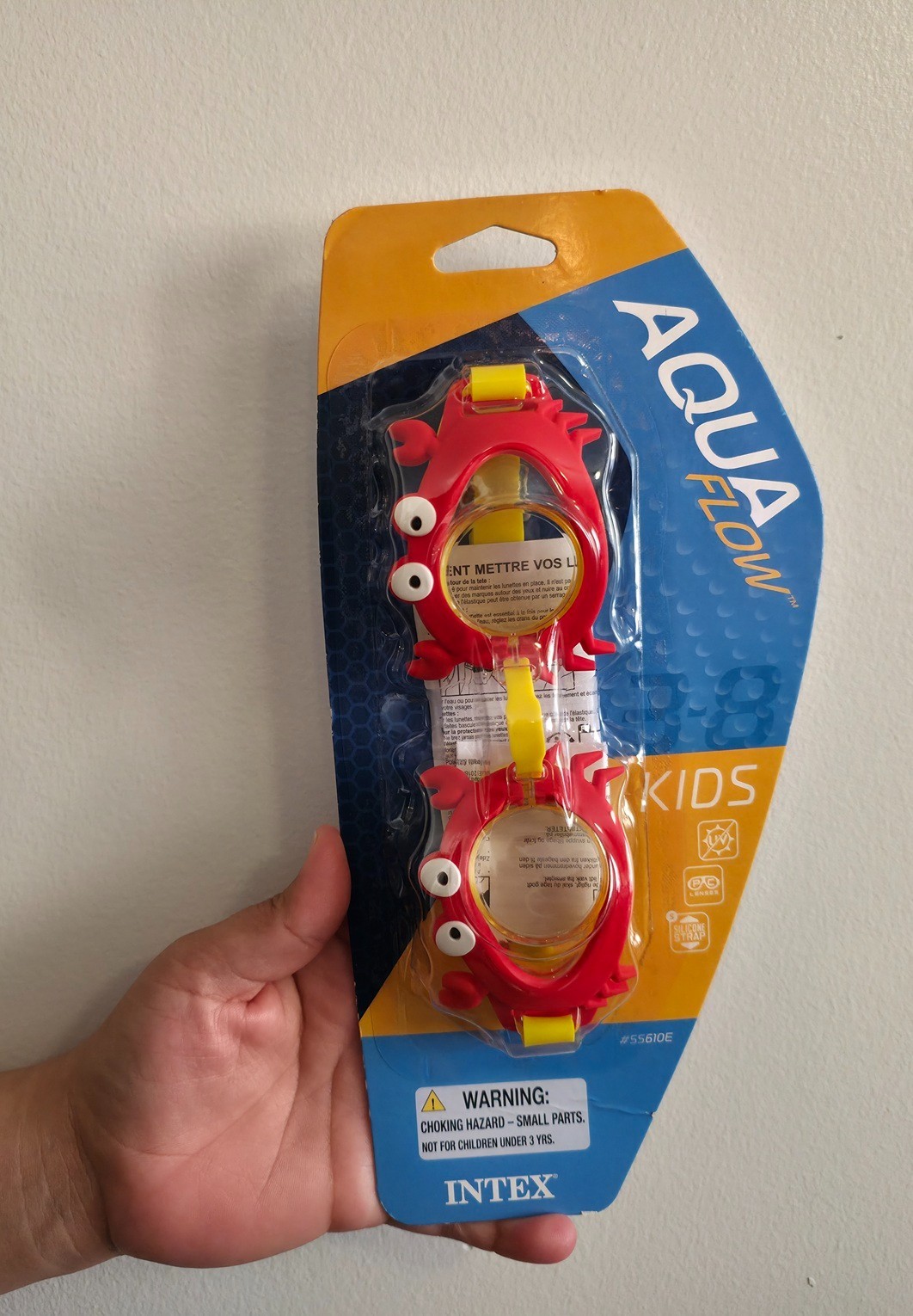 Intex Fun Goggles Crab for Kids +3 years UV Protection