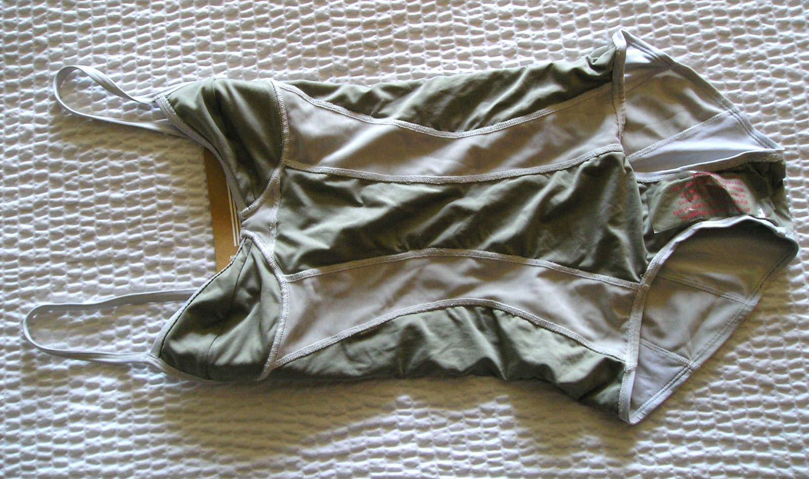 Adidas VINTAGE Stella McCartney Swim Suit 1 Piece Top-Pant Bottom Bikini sz 28″