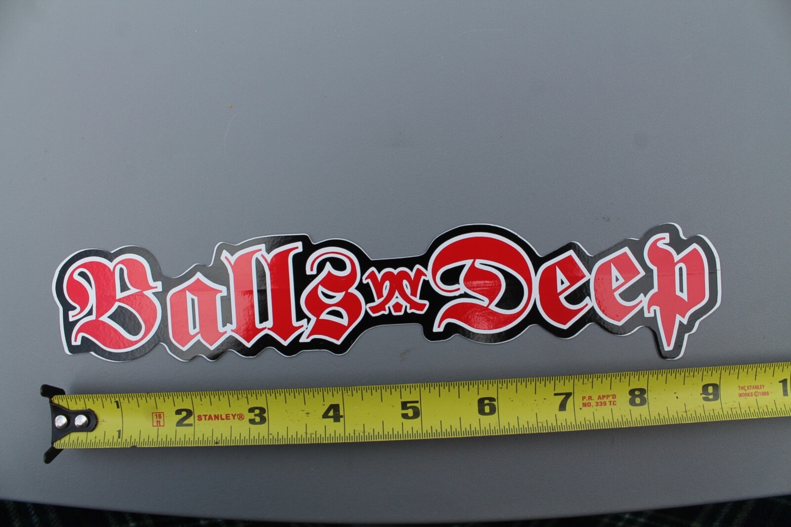 Balls Deep Boxers Punk OG BLACK FLYS Red BF1 Vintage SUNGLASSES Surfing STICKER