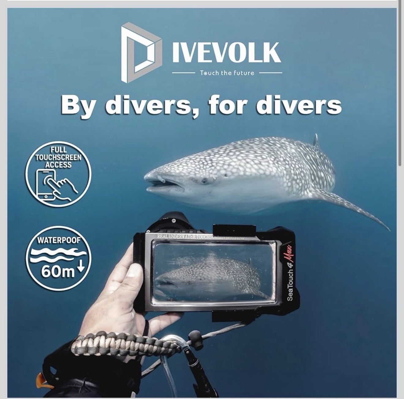 DIVEVOLK SeaTouch 4 Max Underwater Smartphone Housing – iPhone 12/13/14/15/16