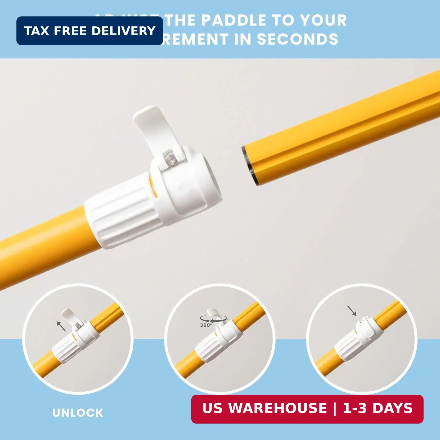 HUIIKE Paddle Board Paddle 2-in-1 Aluminum Sup Paddleboard Oar & Kayak Detachabl