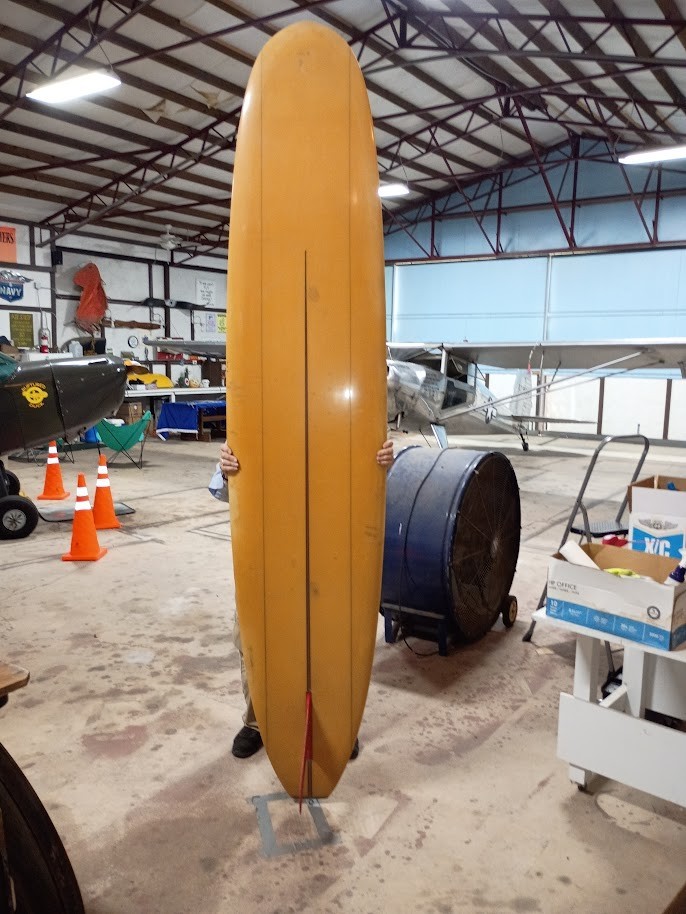 Hansen Long Board Surfboard 11 ft by 22 inches one owner bought in 1963