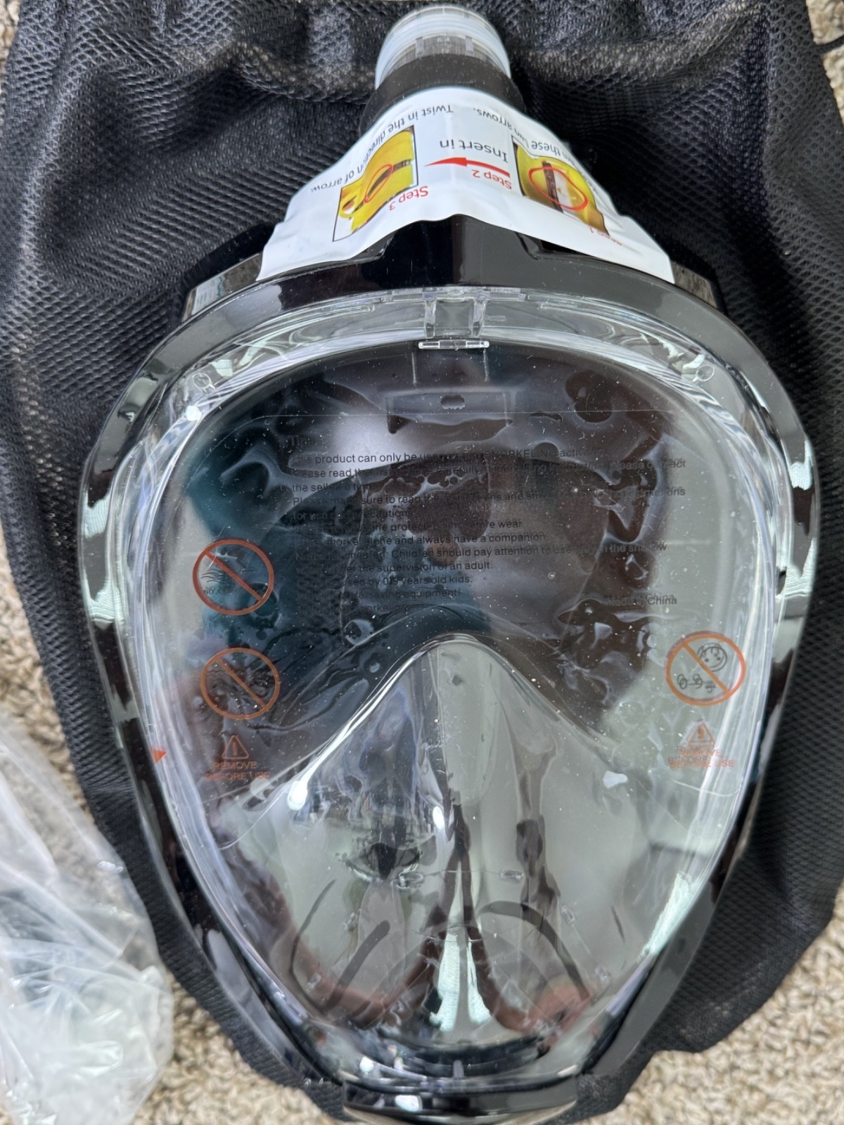 Greatever G2 Full Face Snorkel Mask with Latest Dry Top System,Foldable