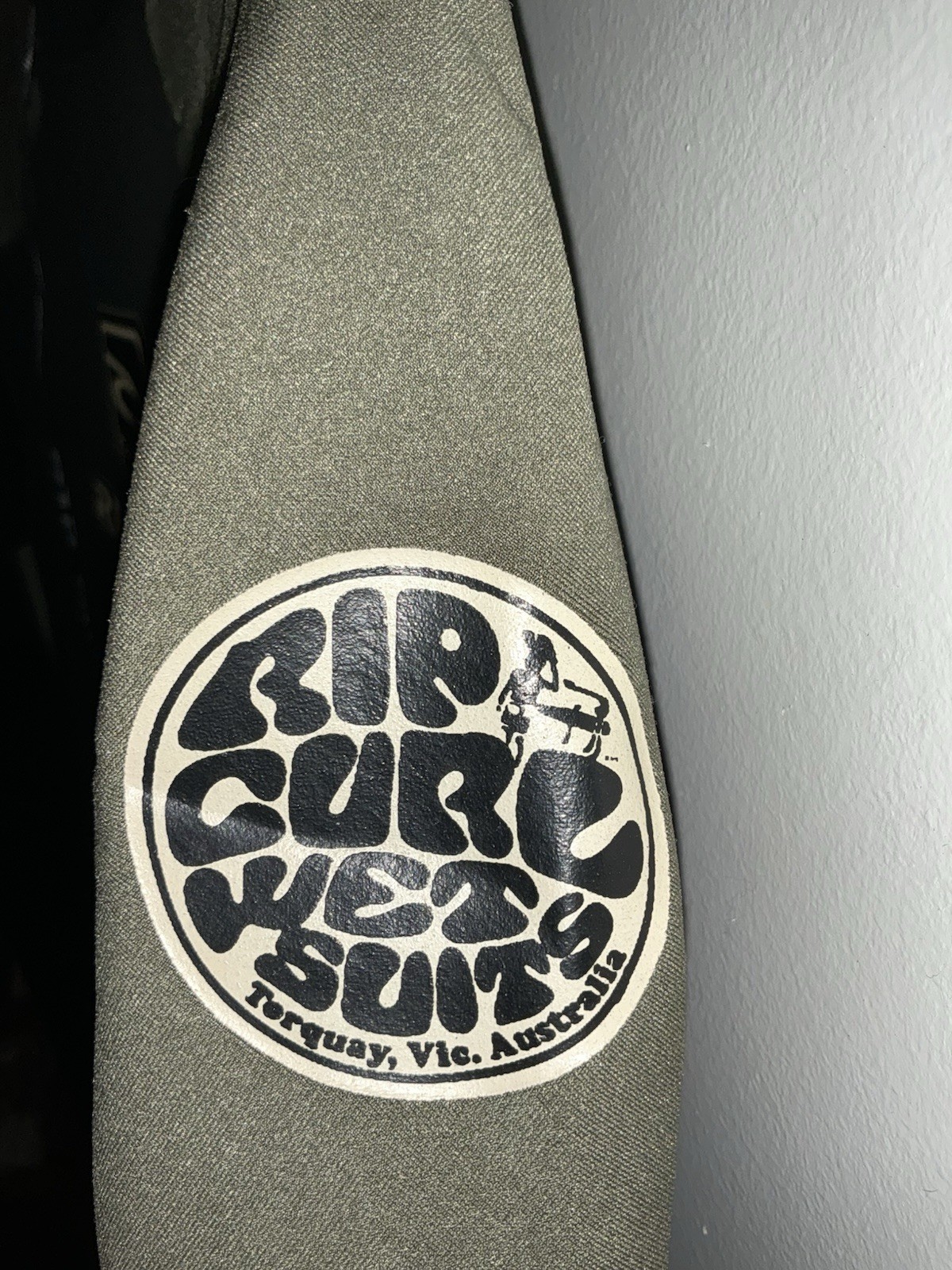 Rip Curl Classic Wet Suit Mens XL – Black & Army Green – Rare