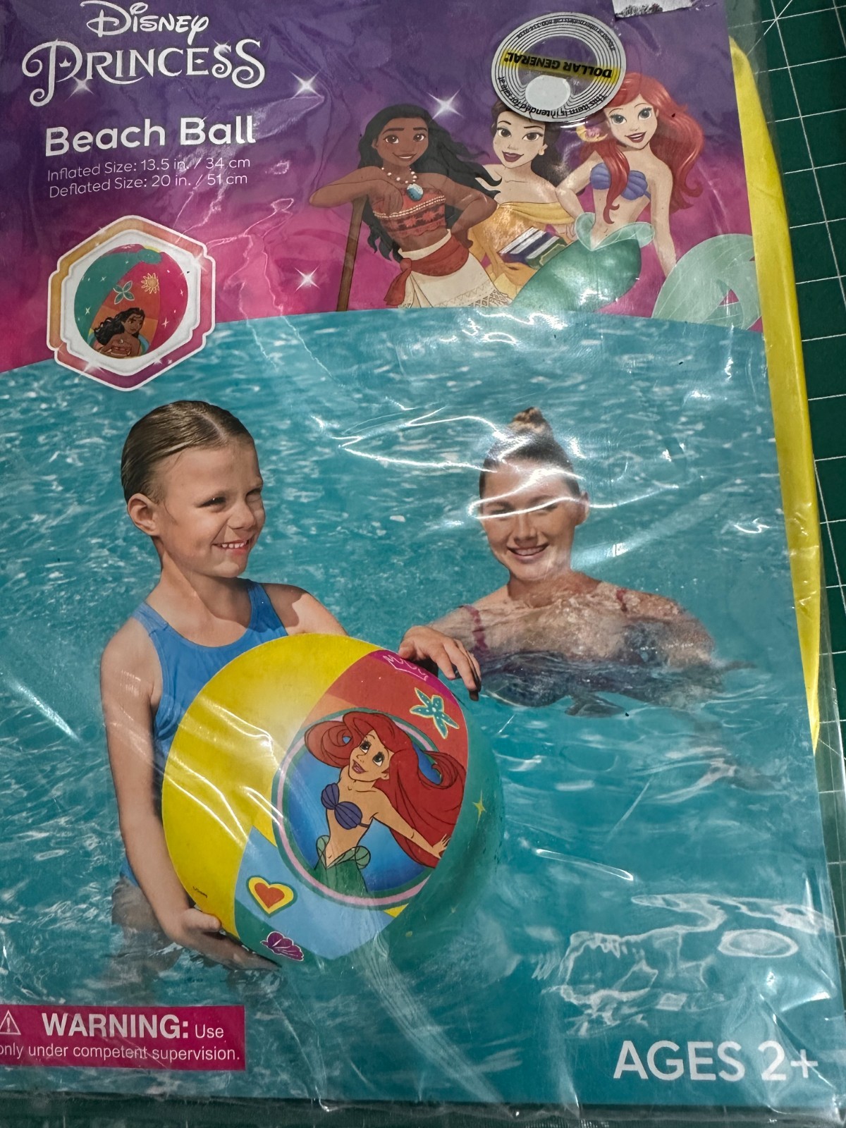 12-PACK Disney Princess Inflatable Arm Bands Swim Floaties Pool Kids Raft 3-6