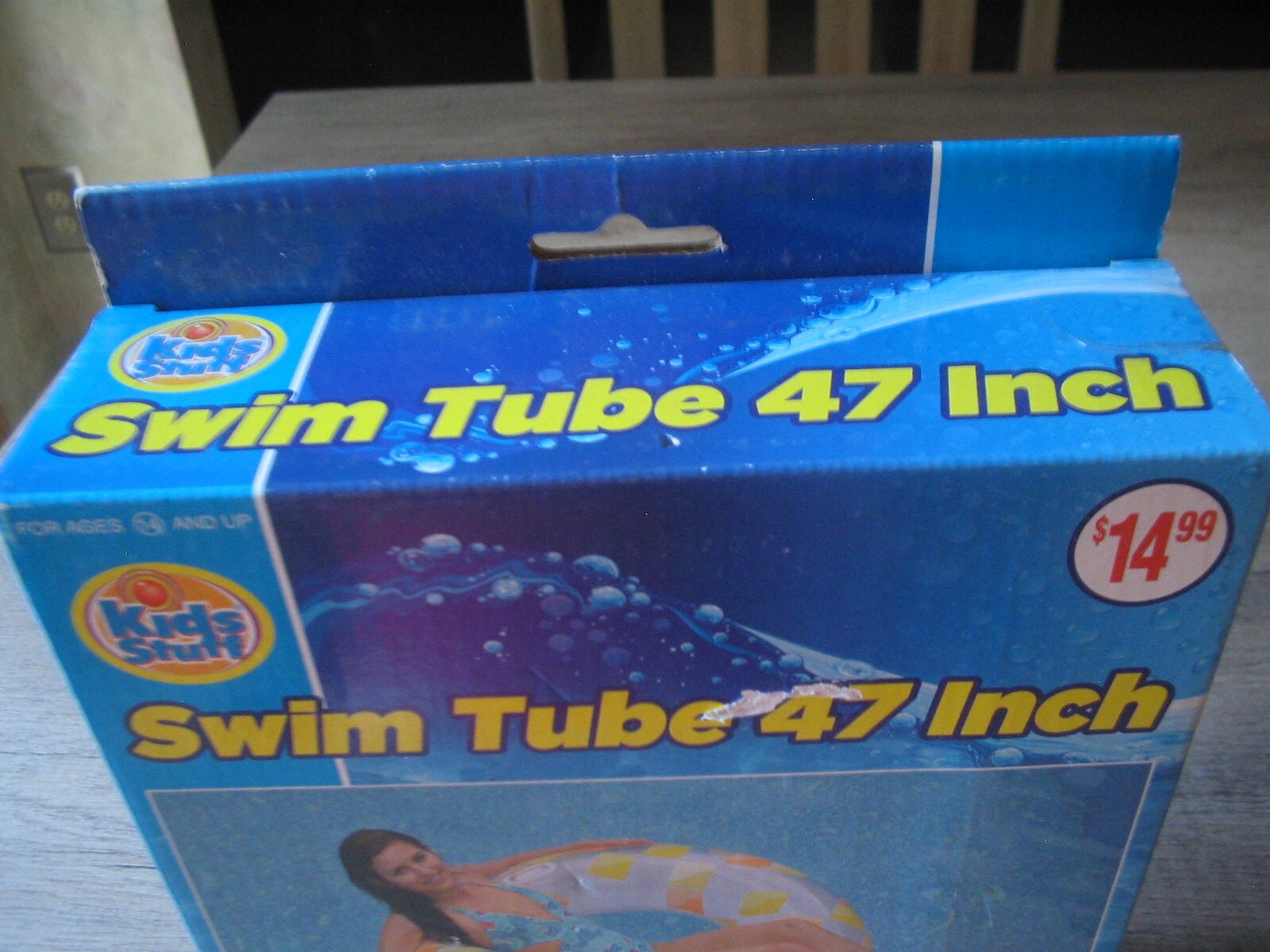 Swim Tube 47 Inch Kids Stuff With 2 Durable Handles Age 14 And Up Adult Sealed