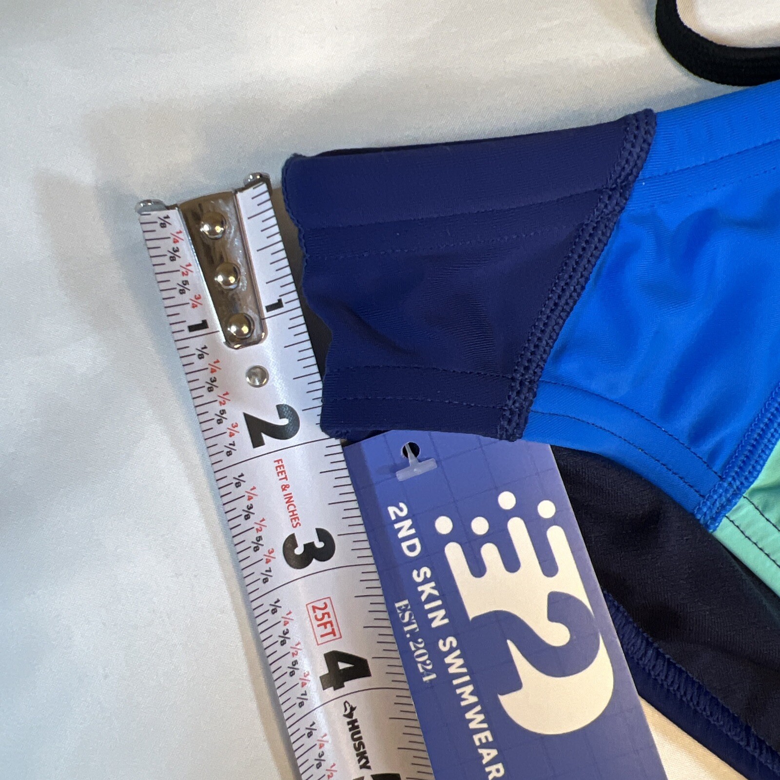Men’s Speedo Bikini Swim Brief, Eco, Peacoat, Size 28