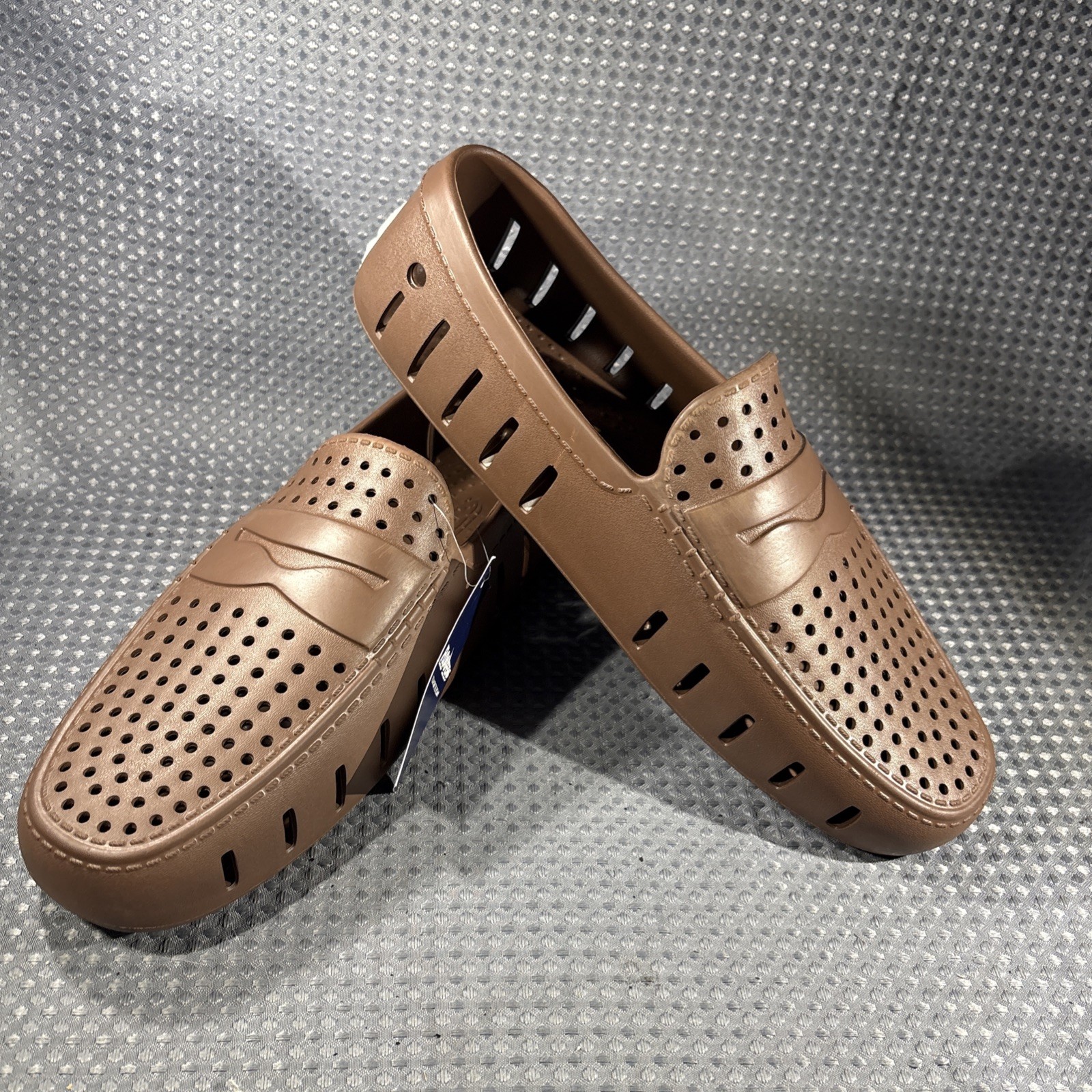 Floafers Country Club 2.0 Driver Driftwood Brown/Coconut SZ 14 Loafers – New