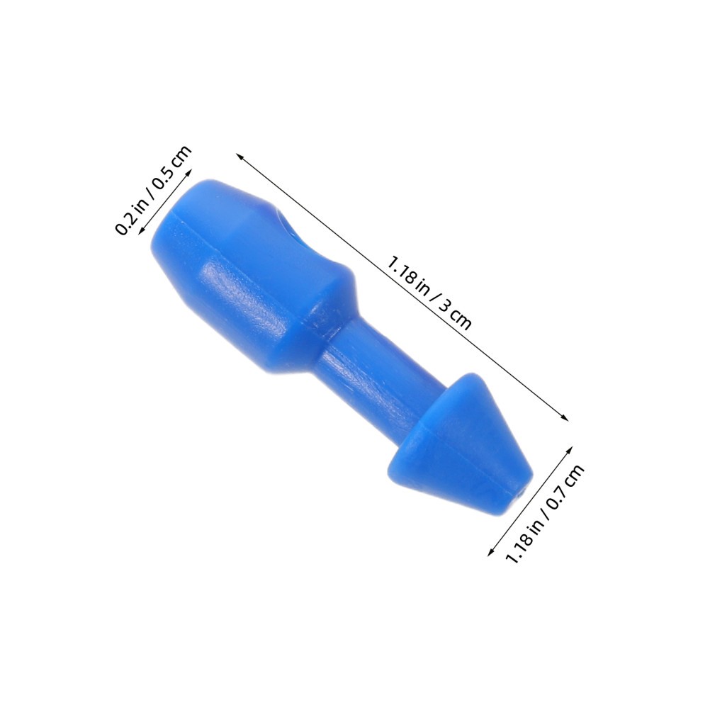 6Pcs Durable Plastic Spearfishing Band Retainers for Rubber Tubes Fishing Gear