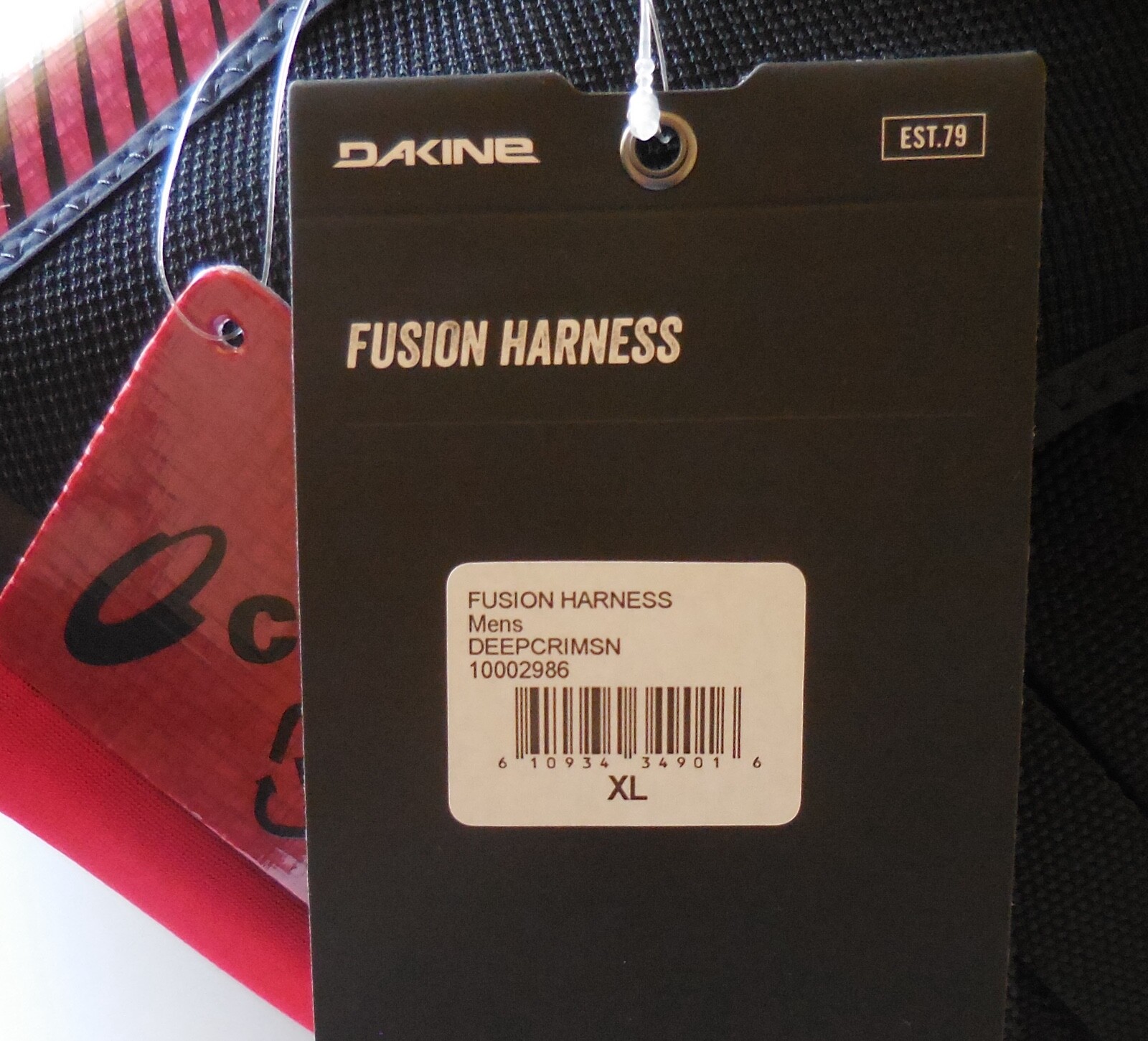 Dakine Fusion Harness Deep Crimson/Black Adult Unisex XL
