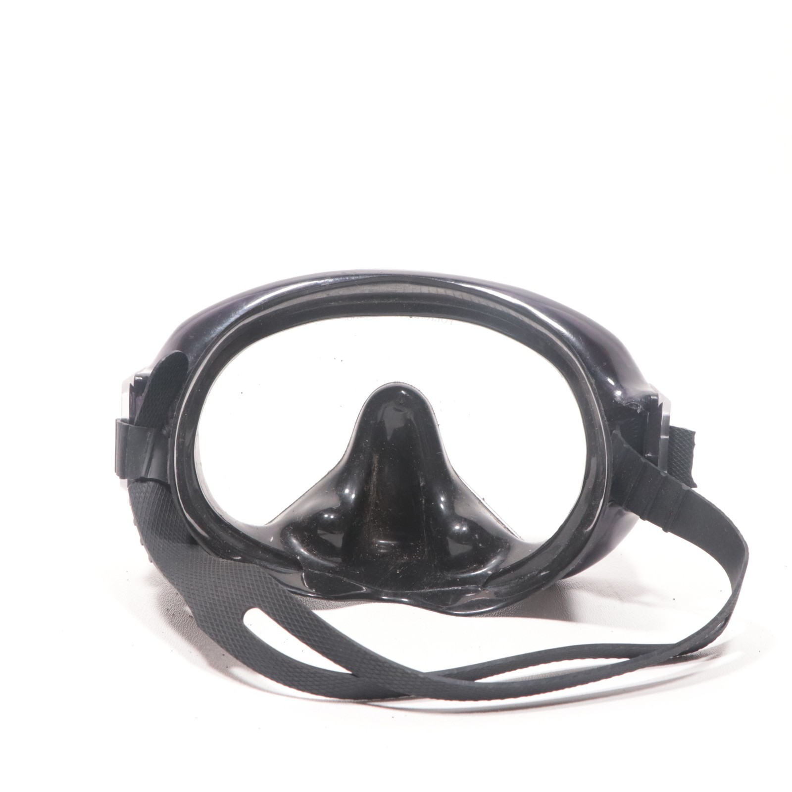 Poseidon Black Line Scuba Diving Mask – Low Volume, Single Polycarbonate Lens