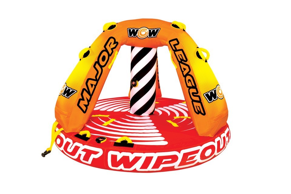 New WOW Watersports Wipeout Towable 1 to 3 Person Tri-Tower Design markystore