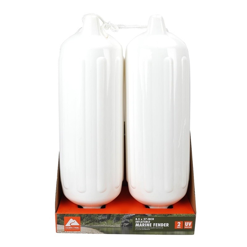 2-Pack Inflatable Boat Fenders Marine Bumpers Durable PVC Docking Protection New