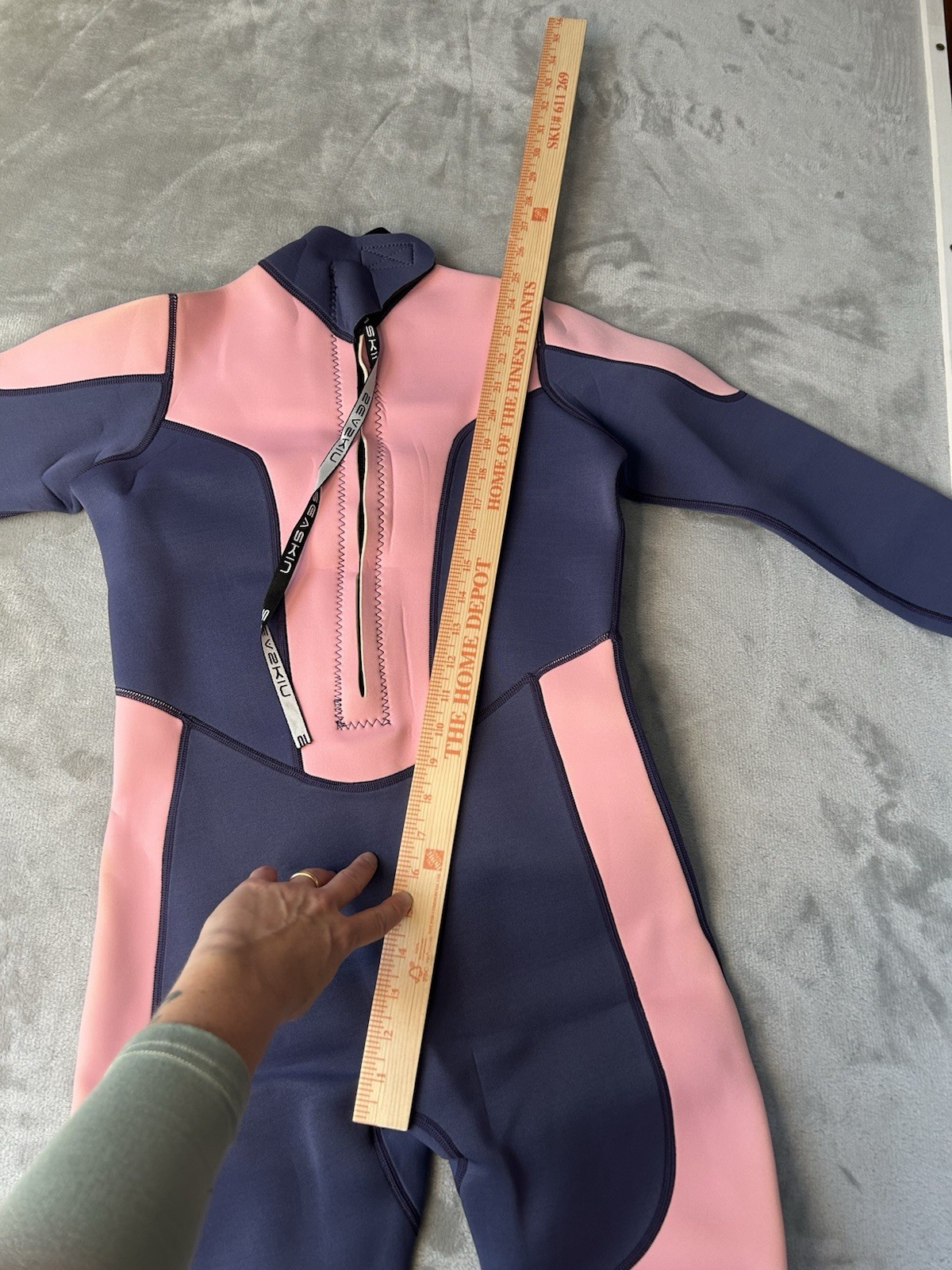 Sea Skin Wetsuit Girls Youth Size 16 Purple Pink Full Body Long Sleeve New NWOT