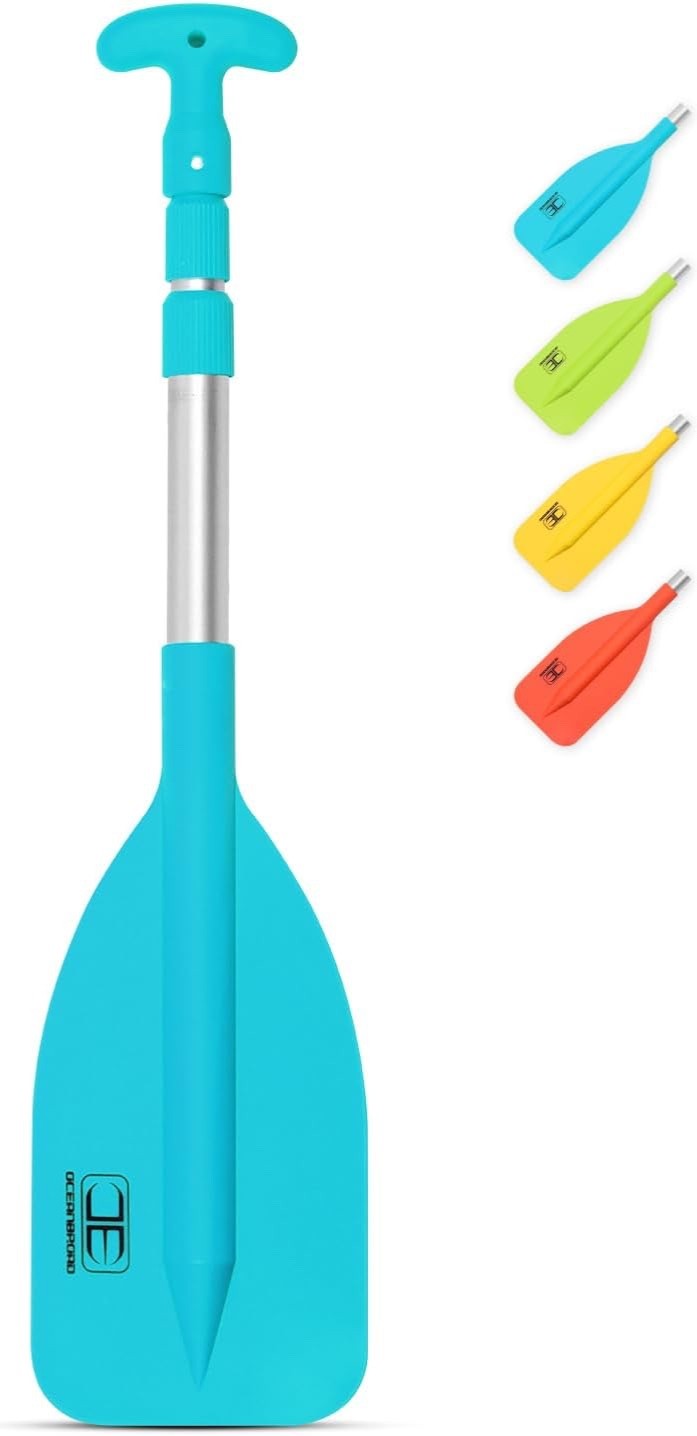 Emergency Telescoping Boat Paddle Collapsible Kayak Canoe Paddle Adjustable