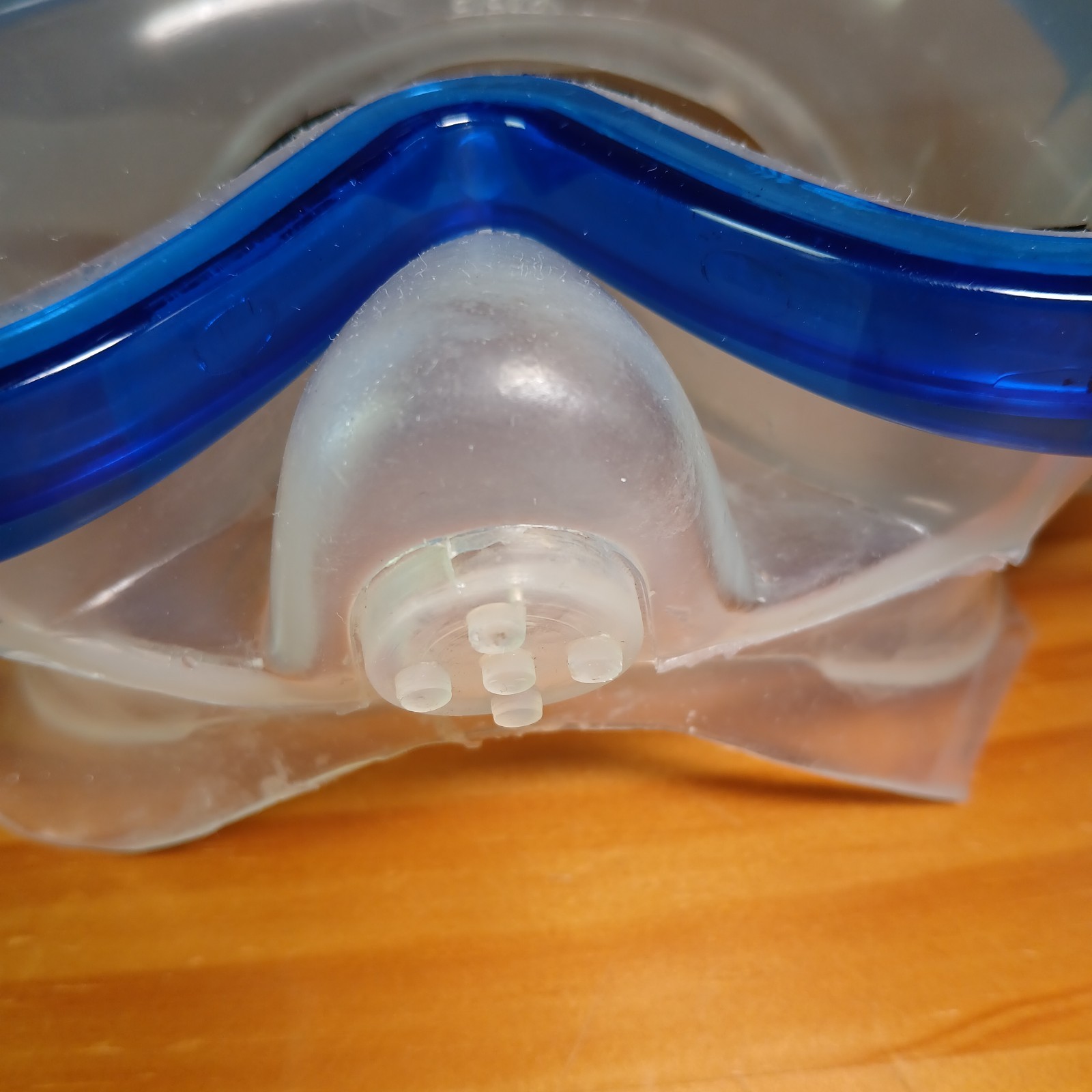 Deep See VTG Dive Mask Tempered Glass Silicone Goggles Snorkle Molokai Blue