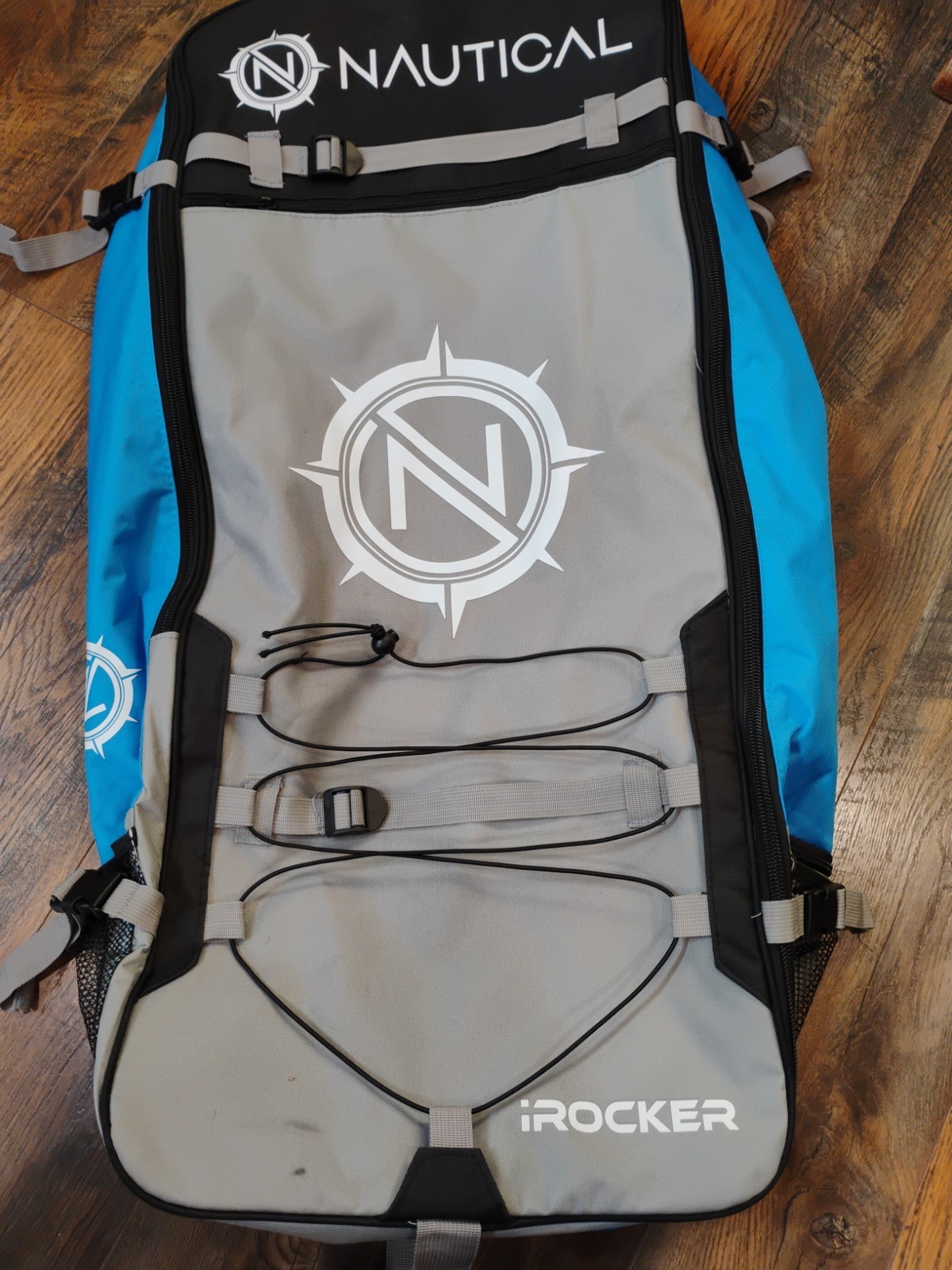 Nautical iRocker SUP Board Travel & Storage Backpack Carry Bag Blue/Black EUC
