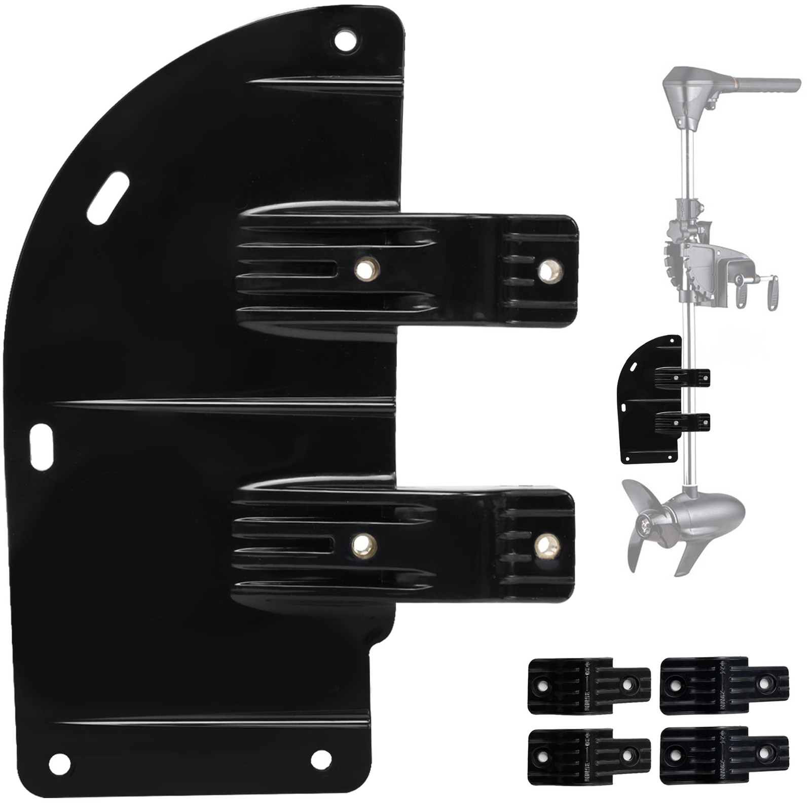Boat Rudder Clamp Fits 24-55 Thrust Trolling Motors Accessories for Fishing K…