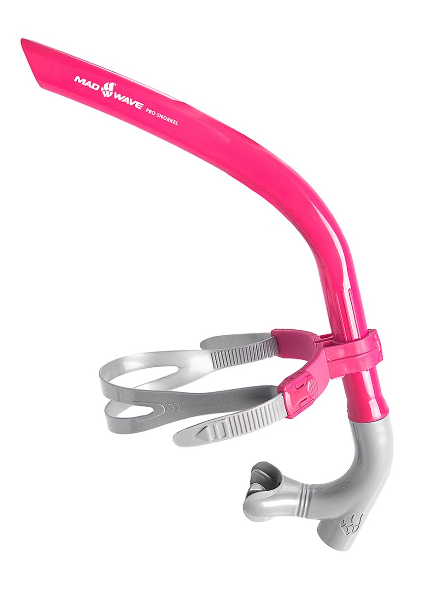MAD WAVE – RESPIRATORE FRONTALE – PRO SNORKEL – M077301011W – PINK