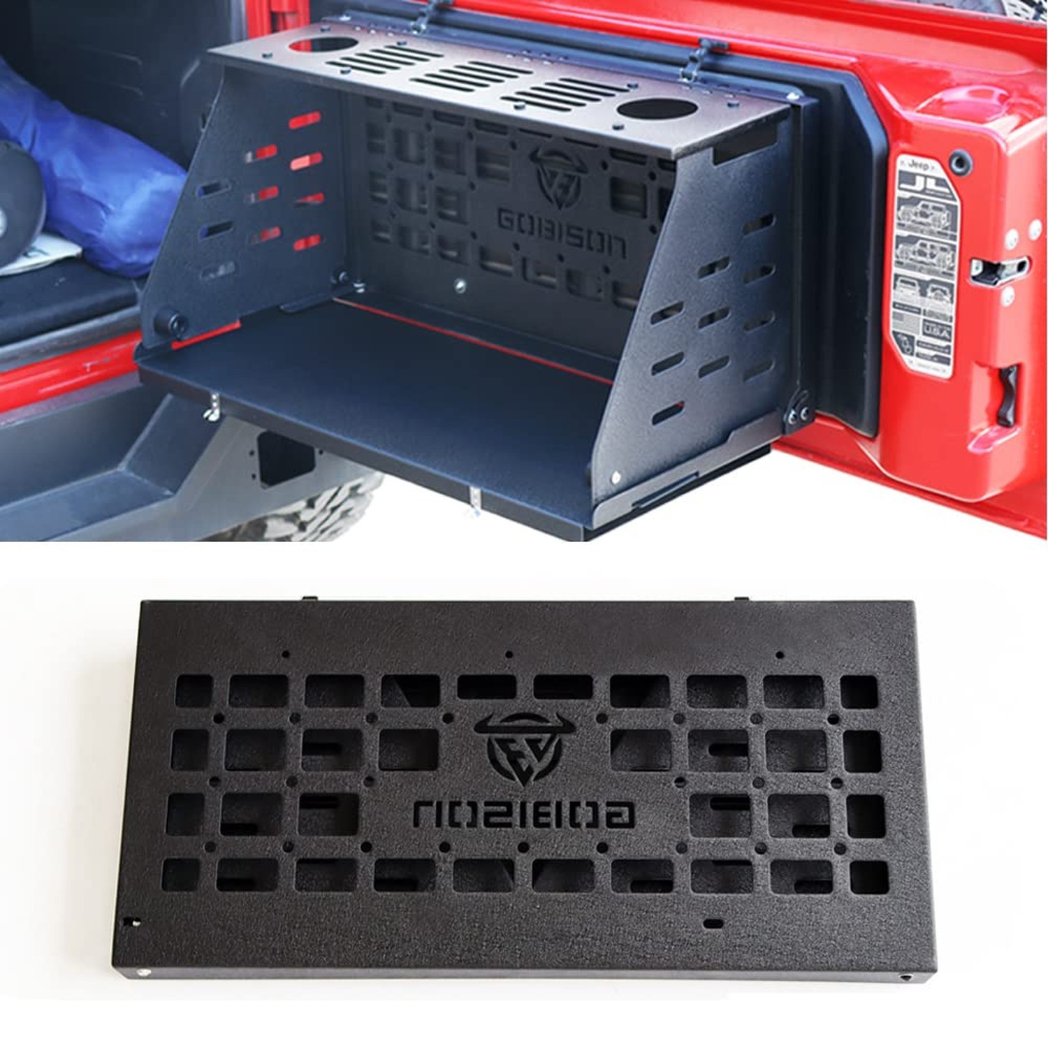 Tailgate Folding Camping Table Fits Jeep Wrangler JL JLU 2018-2023 Double She…