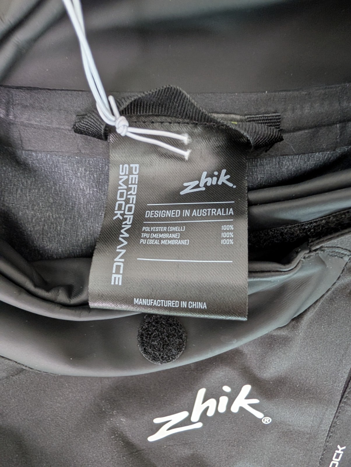 Zhik Performance Smock Unisex XXL Black Sailing Dinghy Spray Top NWT